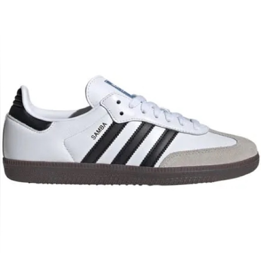 Adidas Samba White and Black Sneakers